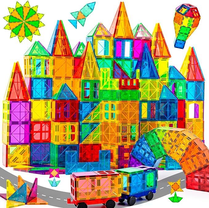 cossy 120Pcs Magnet Tiles Magnetic 3D Building Blocks Set Educational Construction Toys for 3+ Ye... | Amazon (US)