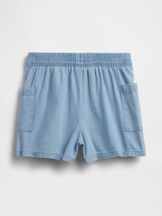 babyGap Linen-Blend Pull-On Shorts | Gap Factory