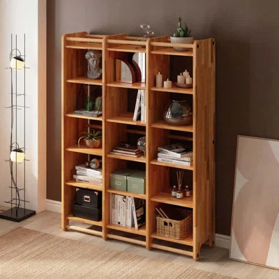 Compton Minimalist Wooden Bookcase | Wayfair North America