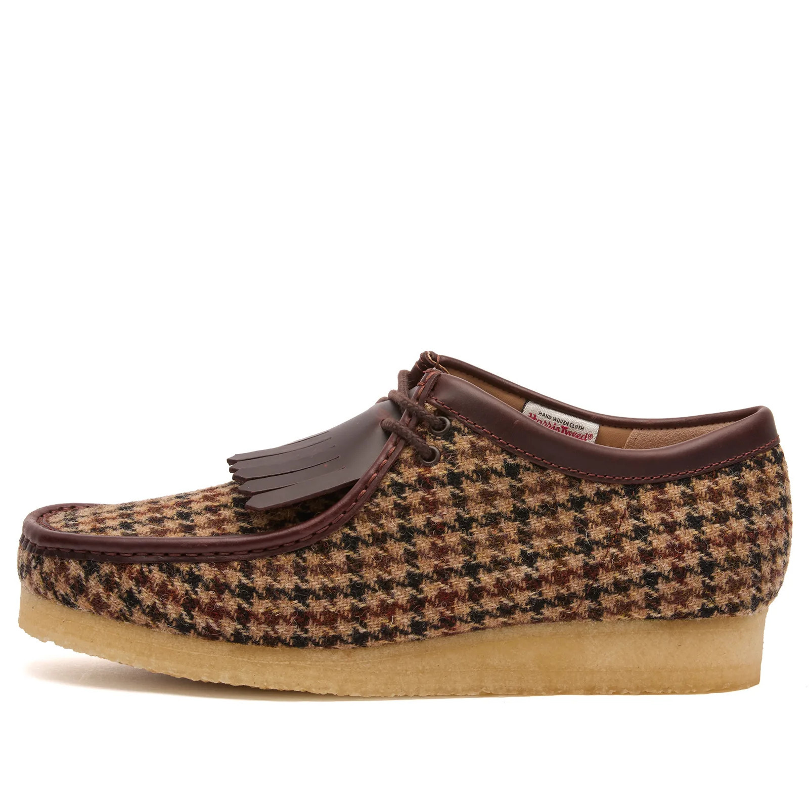 Clarks Originals Men's Wallabee in Brown Tweed Comb, Size UK 10 | END. Clothing