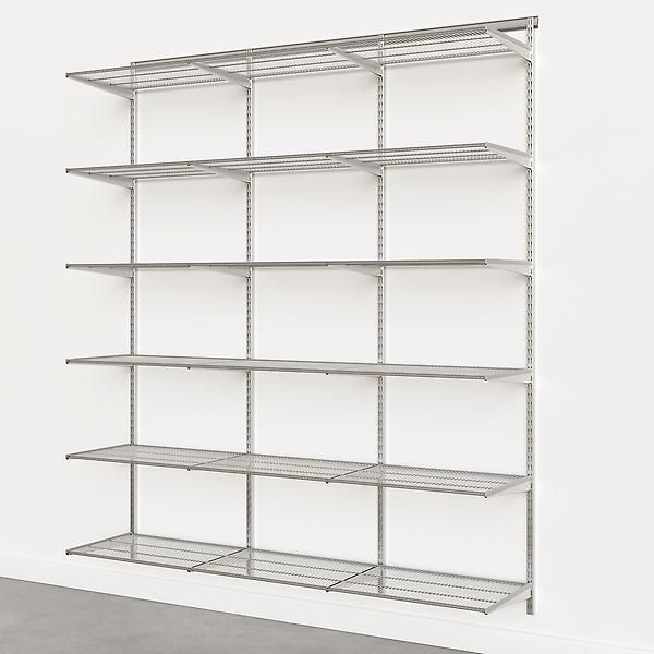 Elfa Classic 6' Basic Shelving Units for Anywhere | The Container Store
