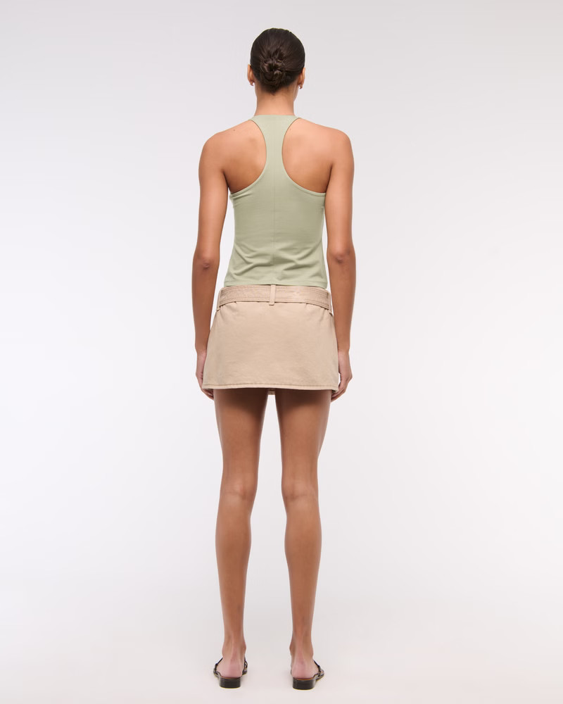 Bra-Free Racerback Scoopneck Tank | Abercrombie & Fitch (US)