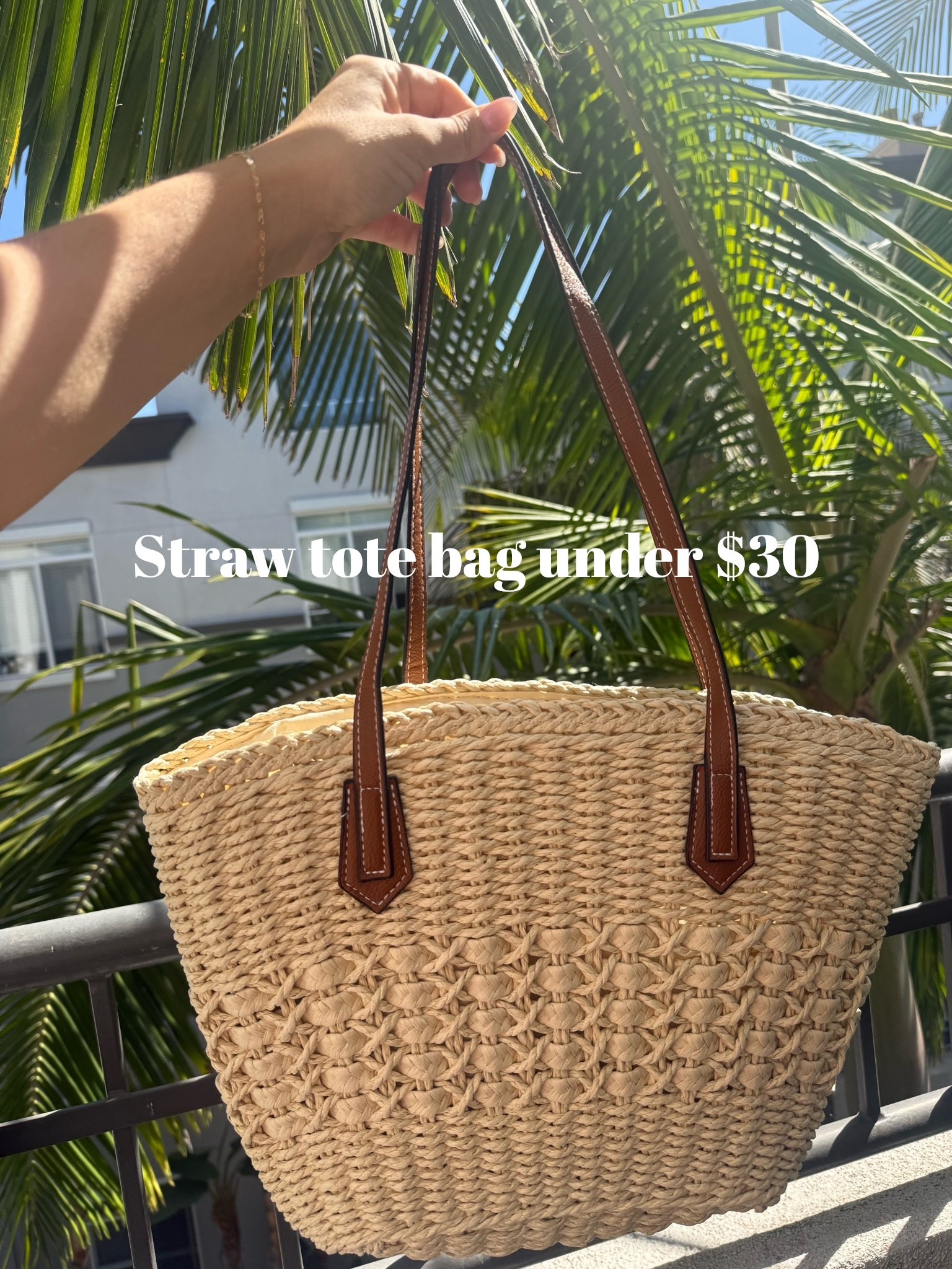 Straw tote bag on sale
Beach bag for vacation
Vacation tote
Tote bags on sale
Vacation outfits
Vacation bag
Straw bags with leather handles 
Luxury for less

#LTKSaleAlert #LTKU #LTKTravel