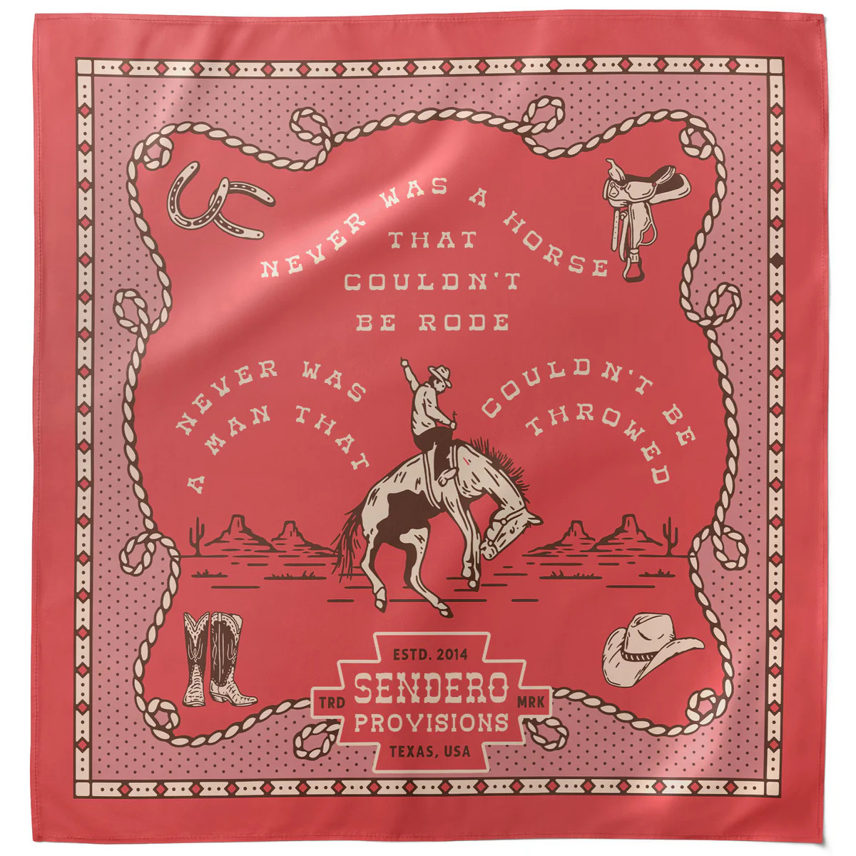 Never Was a Horse Bandana | Sendero Provisions Co.