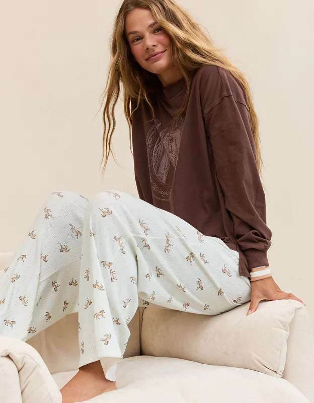OVERSLEPT by Aerie Pointelle Pant | Aerie