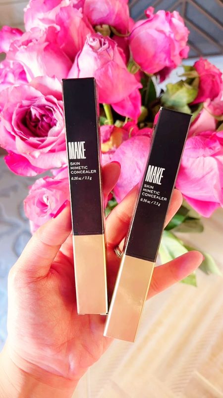 I love the new Make Beauty Official Skin-Mimetic concealer that mimics natural skin, providing a medium finish with a radiant look. Here are my favorite Make Beauty products. #makebeauty #skinmimetic #makeuptutorial

#LTKbeauty #LTKGiftGuide
