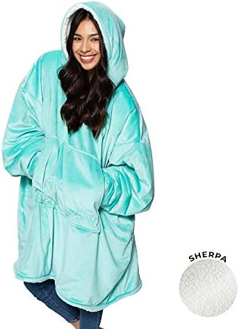 THE COMFY Original | Oversized Microfiber & Sherpa Wearable Blanket, Seen On Shark Tank, One Size... | Amazon (US)