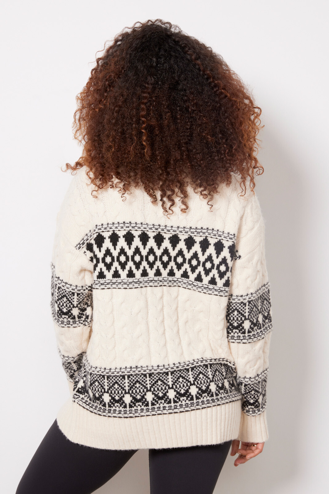 Fair Isle Oversized Pullover | Evereve