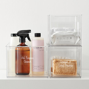 The Everything Organizer® Household & Laundry Labels Clear/White Pkg/166 | The Container Store