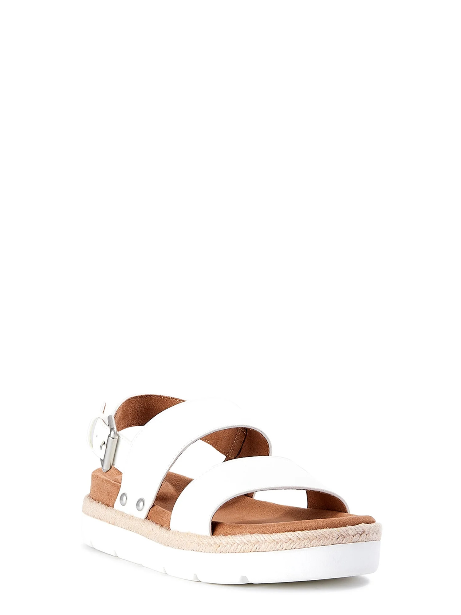 Time and Tru Comfort Women's Flatform Sandals - Walmart.com | Walmart (US)