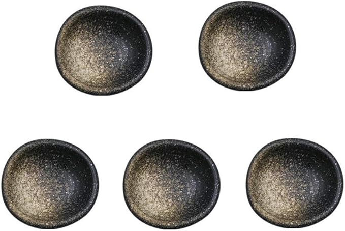 3.5 Inch Retro Style Black&White Stylish Design Multipurpose Porcelain Side Dish Bowl Seasoning D... | Amazon (US)