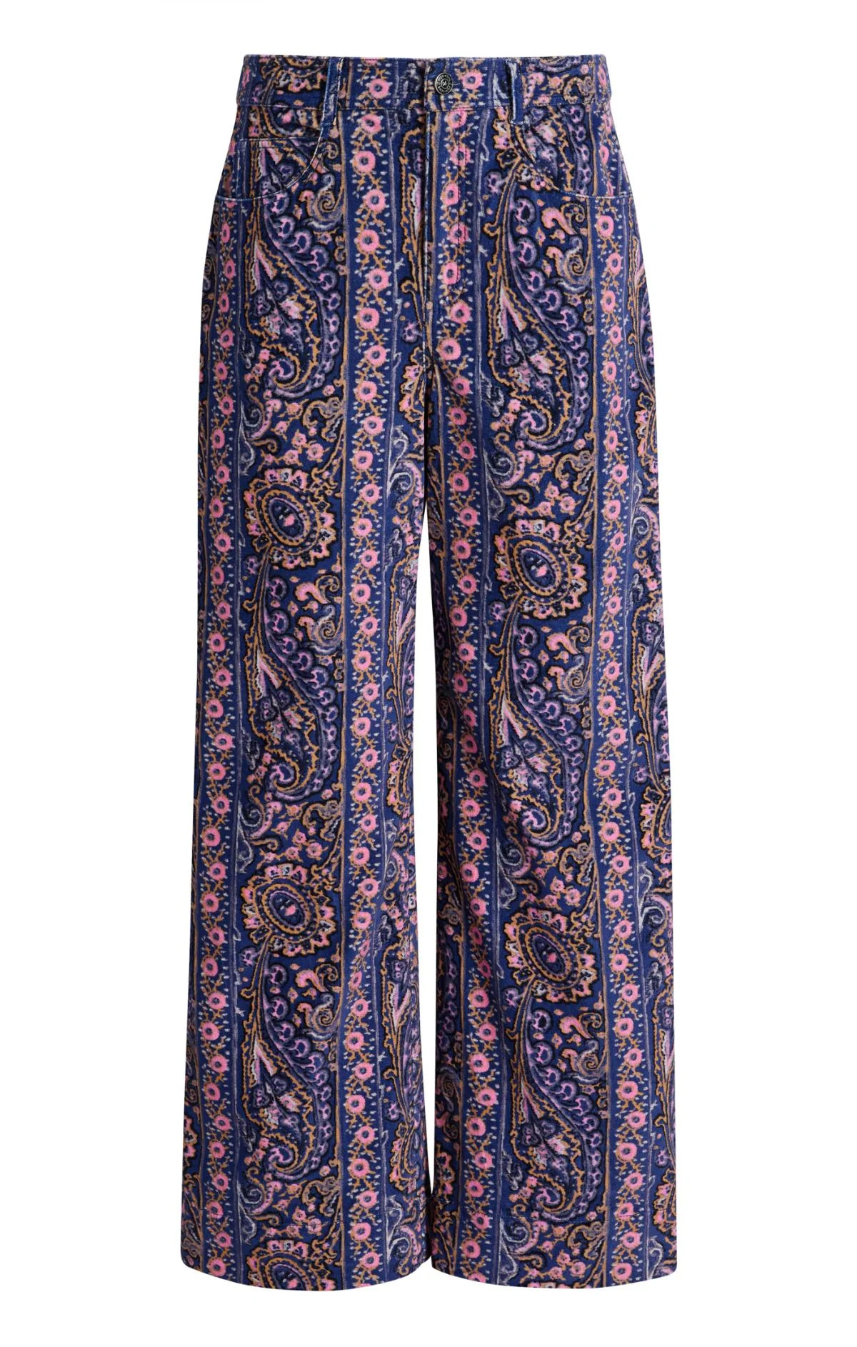Paisley Velveteen Betsey Pant | Cinq à Sept