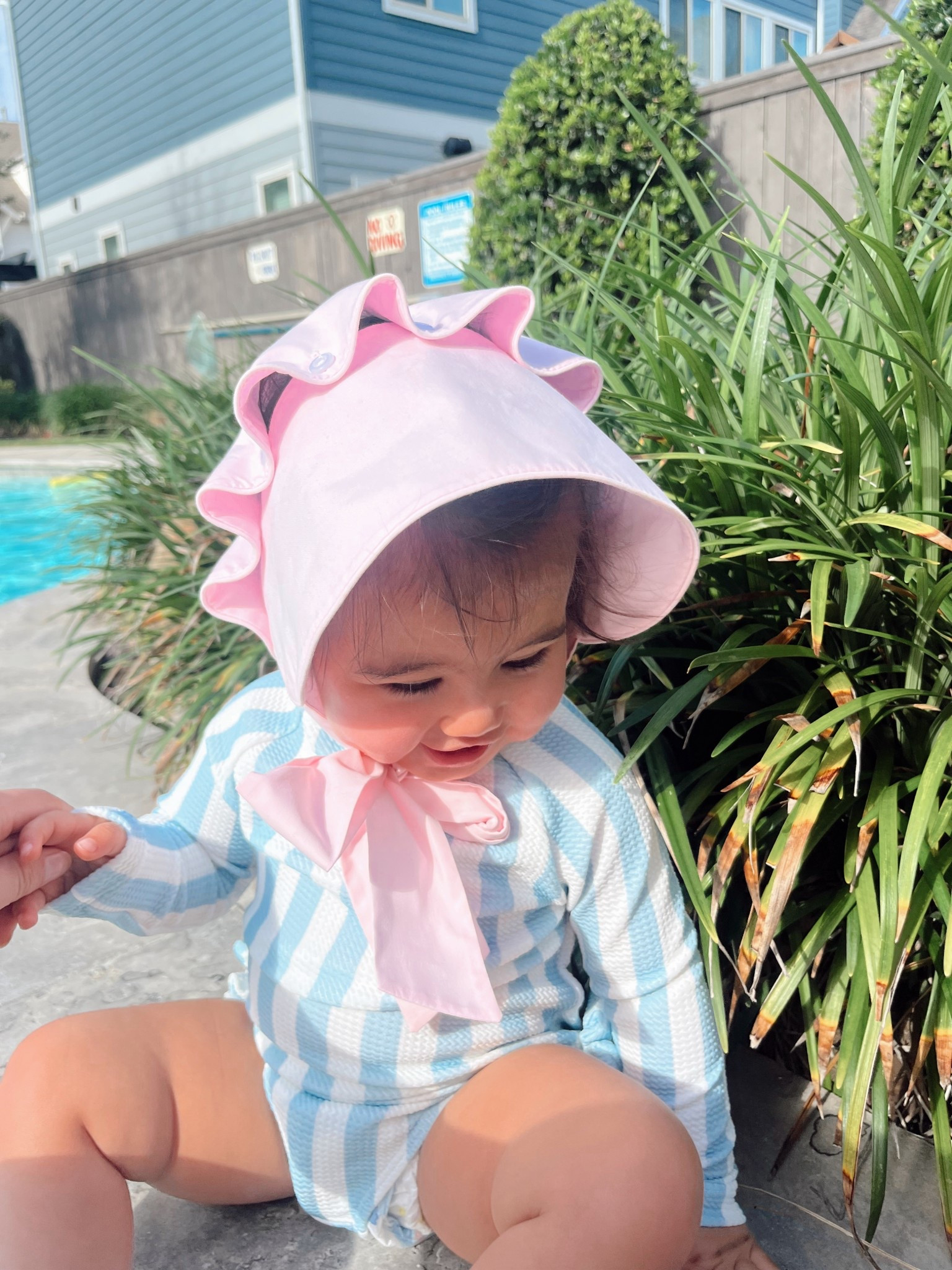 These bonnets make such a sweet little gift and you can personalize the back with their initials 💜  comes in 9 colors/patterns. 

Baby bonnet, swim bonnet, baby hat, sun hat for babies, personalized, monogrammed baby gift, baby gift guide 

#LTKKids #LTKBaby #LTKSummerEdit