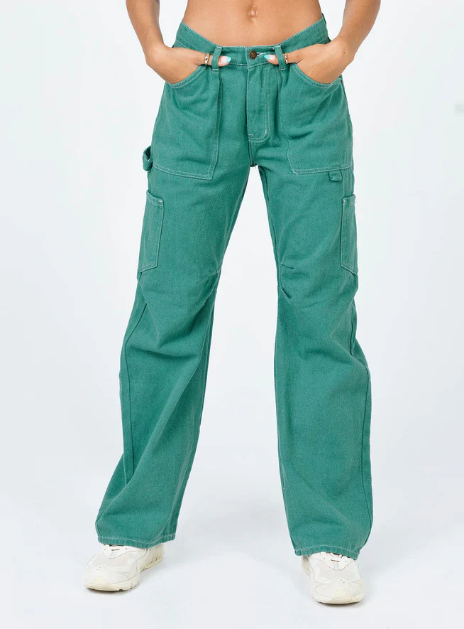 Miami Vice Pants Green | Princess Polly US