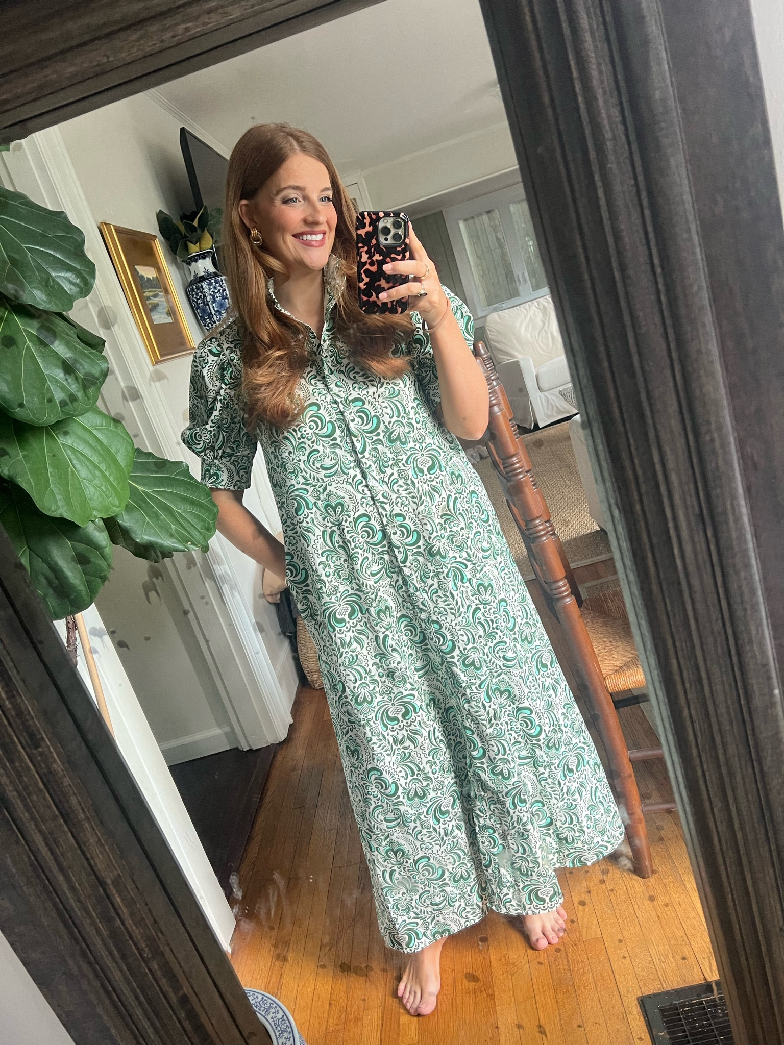 Newborn photos in #Tuckernuck! Tons of colorways and patterns in this dress!