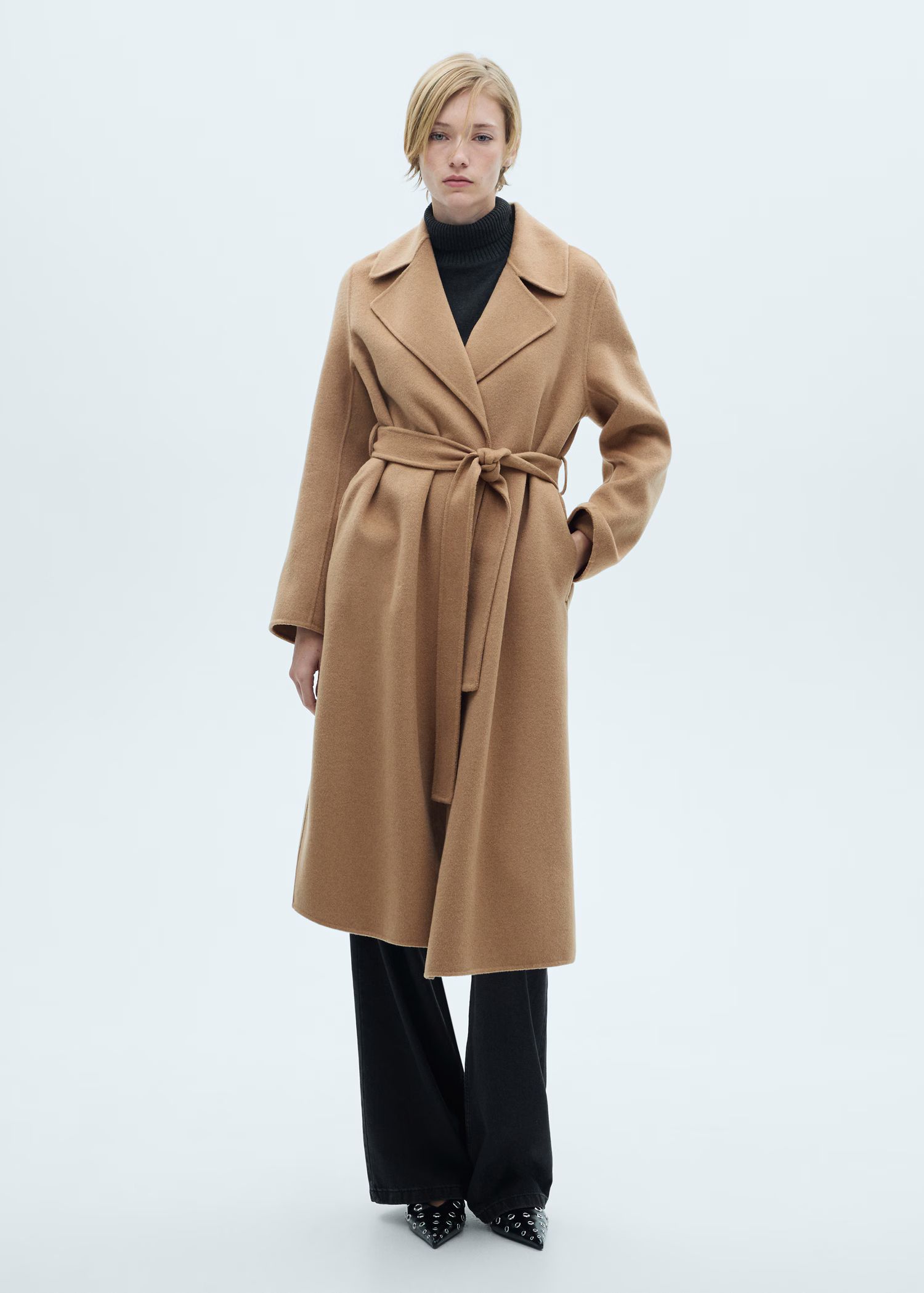 Belt handmade coat | MANGO (US)