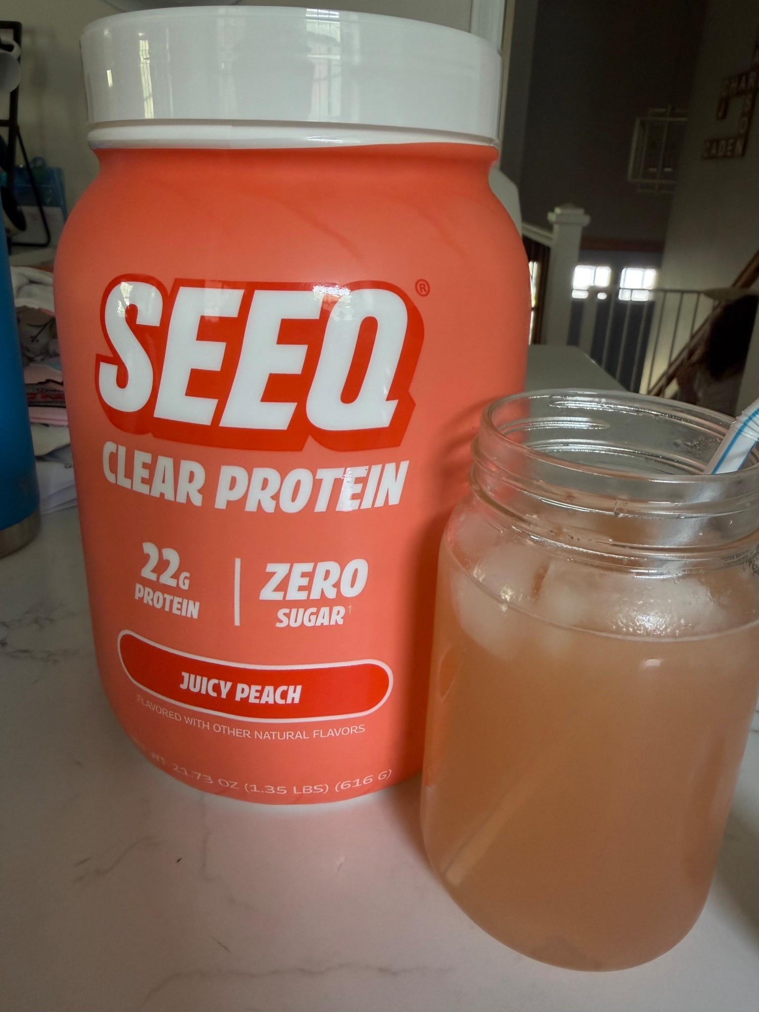 the only way i’m hitting protein goals is by having a midday pick me up 🍑 

#LTKmomlife #LTKfitnessgoals #LTKdayinmylife