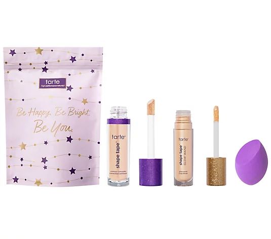 tarte Super-Size Shape Tape Complexion Trio with Gift Bag | QVC