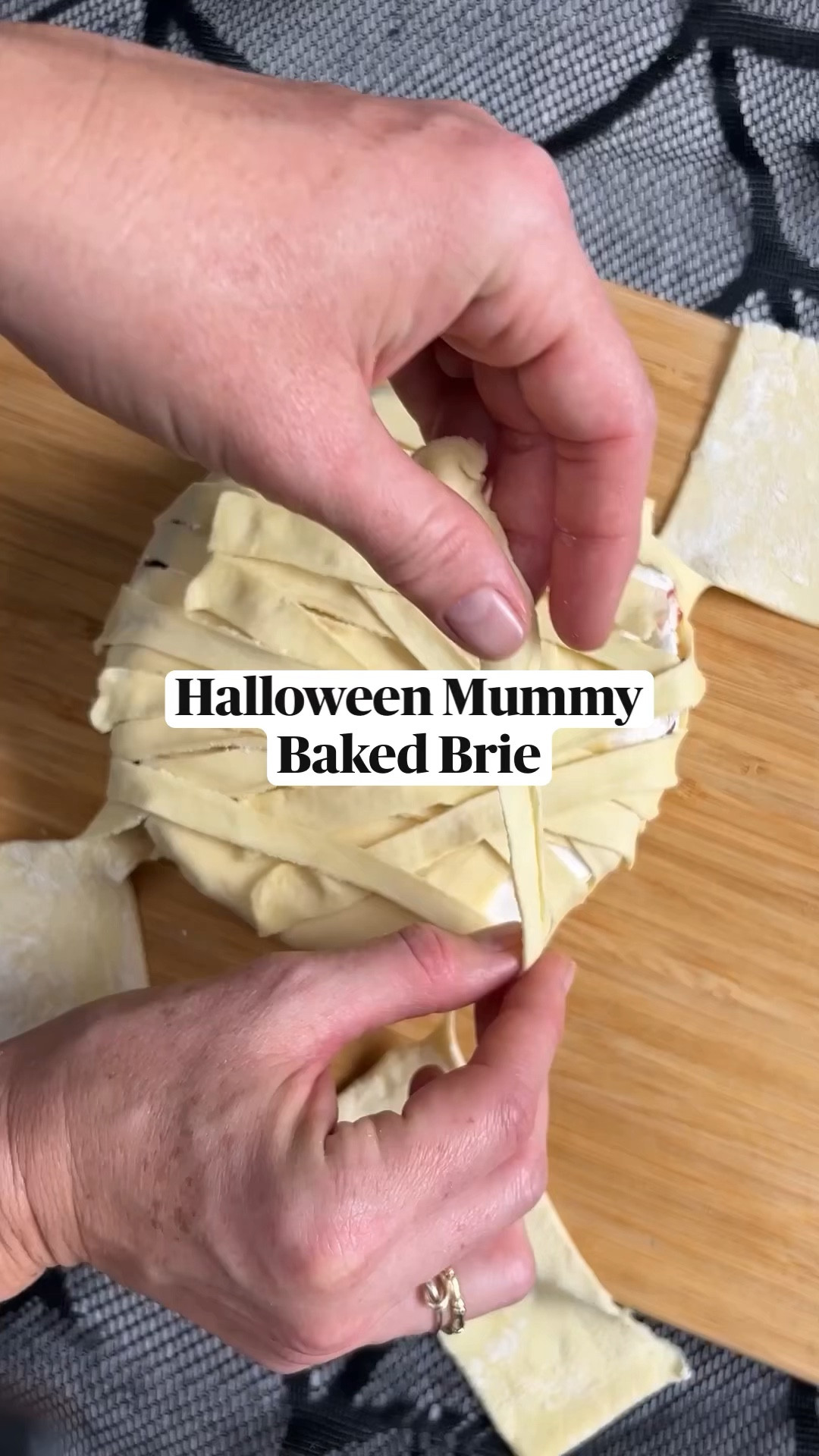 HALLOWEEN MUMMY BAKED BRIE will forever be one of my fave spooky appetizers.

#halloweenfood #bakedbrie #ainttooproudtocheese #feedfeed #food52

#LTKSeasonal #LTKHalloween #LTKHoliday