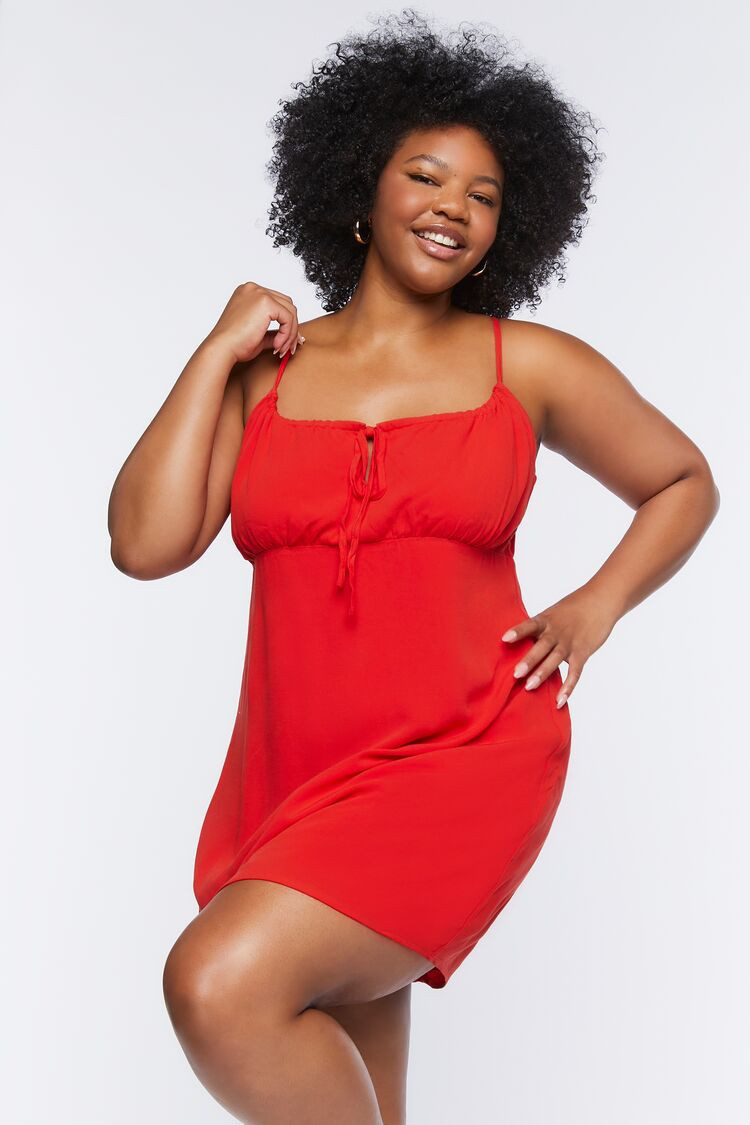 Women's Cami Mini Dress in Red, 0X | Forever 21 (US)