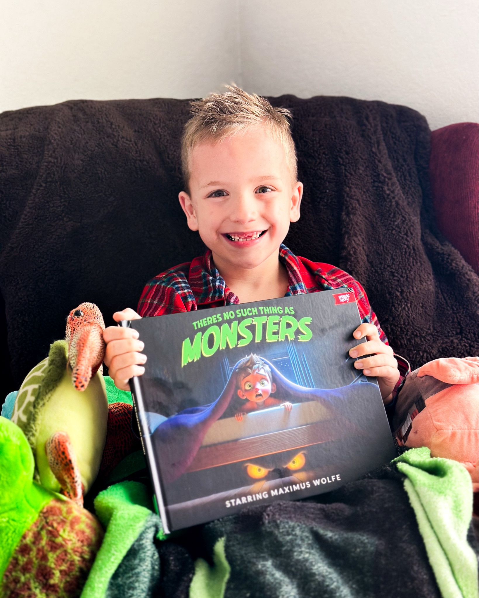 🌟📖 Embracing the magic of storytelling with my brave boy, Maximus! Each book we open is a gateway to adventure and a chance to conquer fears together. 

As he embarks on his 1st Grade reading journey, I’m in awe of his determination, especially as he navigates both school & private speech therapy. By practicing reading aloud to his stuffies each night, we have noticed such a difference not only in his pronunciation but also his confidence. 

Over the past two weeks, we have devoured “There’s No Such Thing as Monsters,” a story that reminds us that growth often comes from facing what scares us most. 🔦Watching Maximus discover the joy and power in words fills my heart with pride! And the fact that the book LITERALLY is about him doesn’t hurt either… 😂 With @magicstorykids, we were able to customize his character and choose a book that best suited him. For Maximus, of course it had to have dragons and goblins! 😍

The great thing about @magicstorykids is that there are so many lessons we can choose to learn about! Here’s to our reading adventures and to Maximus, who is teaching me every day that with courage, we can overcome anything! 🌼✨ 

And because you know me and I ❤️LOVE❤️ a good discount, use the code ALLI15 for 15% off your order! 

#ReadingTogether #MaximusTheBrave #OvercomingFears #BookAdventures #ProudParent #Collaboration 

#LTKKids #LTKFindsUnder50 #LTKSaleAlert