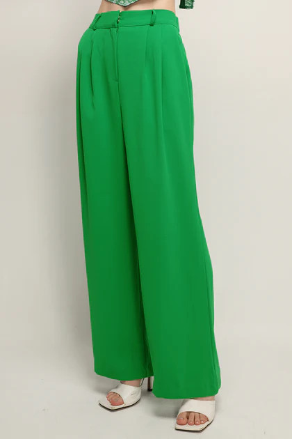 Kennedy Pintuck Wide Pants | Storets (Global)