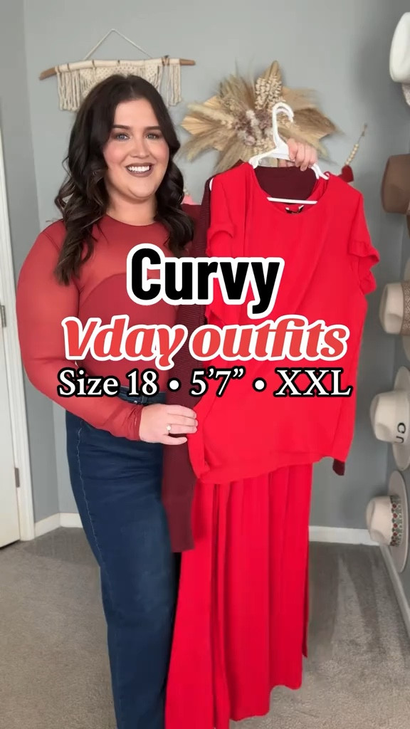 Valentine’s Day outfits from Amazon as a size 18 ❤️🌹🍷 Shades of red for date night, office attire, comfy casual and dressy! Wearing a size XXL and 16 in jeans

#LTKWatchNow #LTKStyleTip #LTKPlusSize