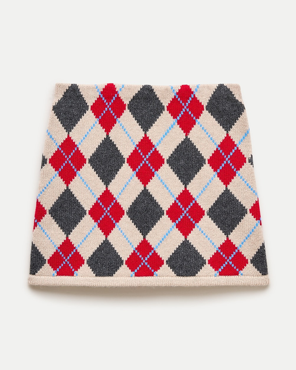 Mini knit sweater-skirt in argyle wool | J. Crew US