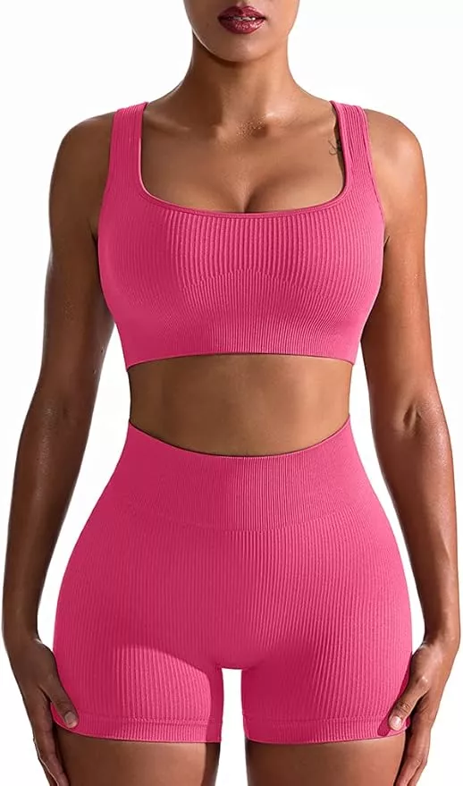 Best Deal for OQQ Exercise Outfits for Women 2 Piece Seamless High