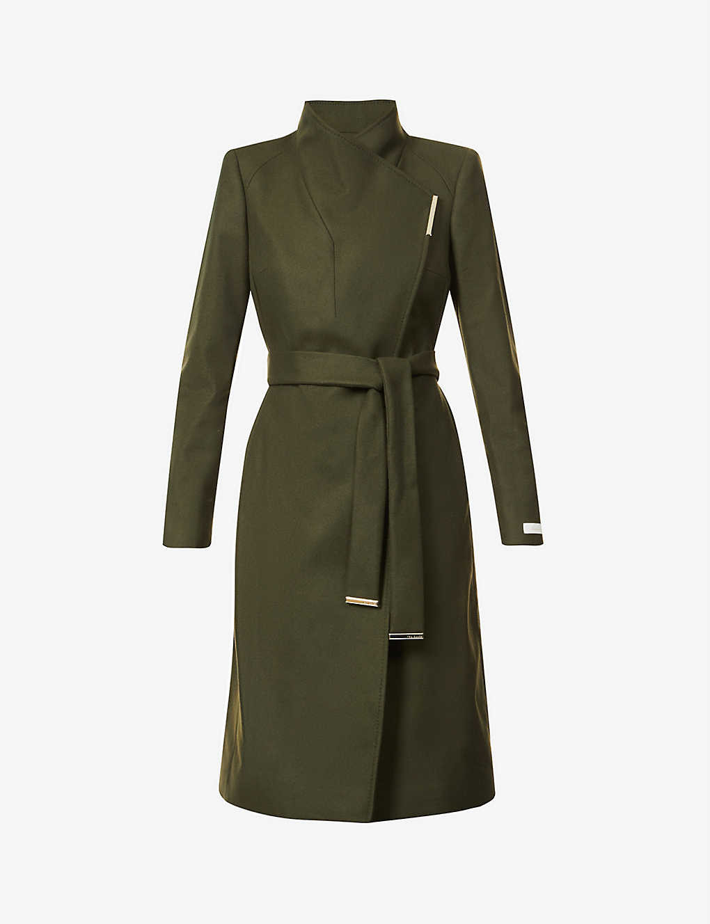 Rose wrap wool-blend coat | Selfridges