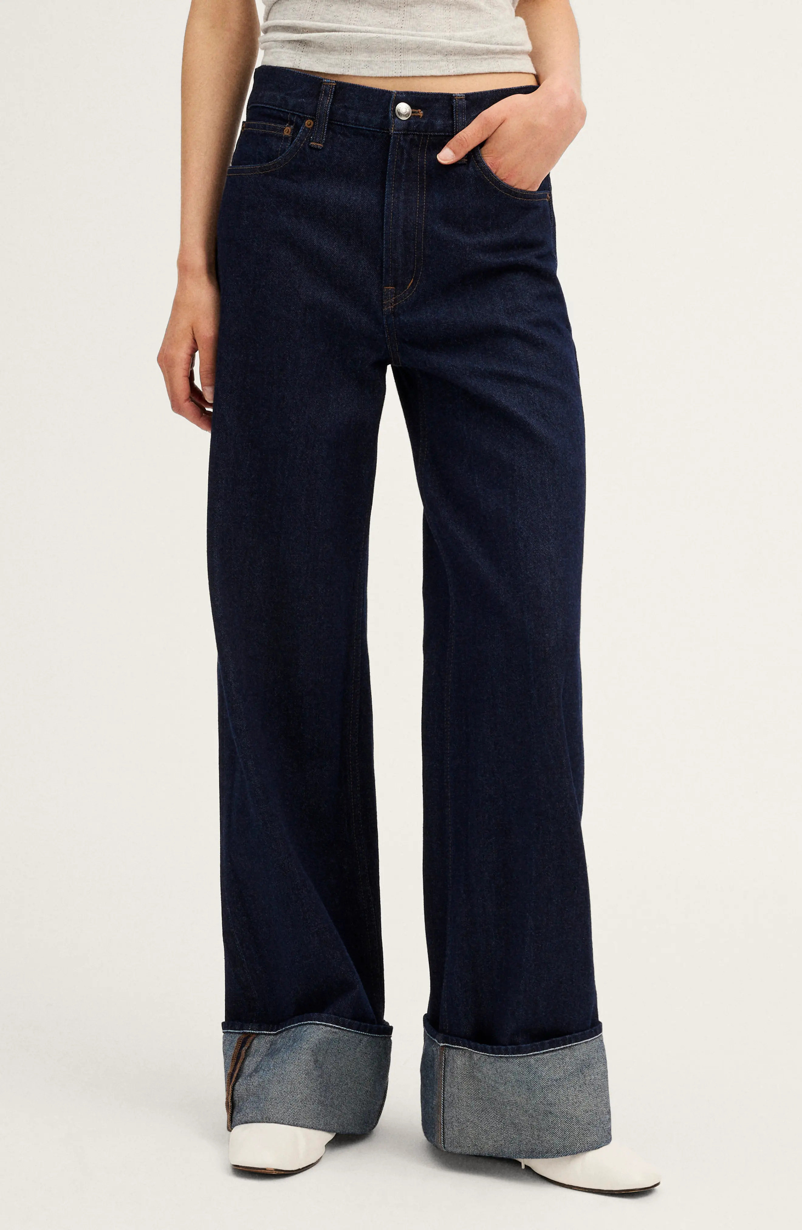 Madewell The Ultimate Wide Leg Jeans in Rinse Wash at Nordstrom, Size 26 | Nordstrom