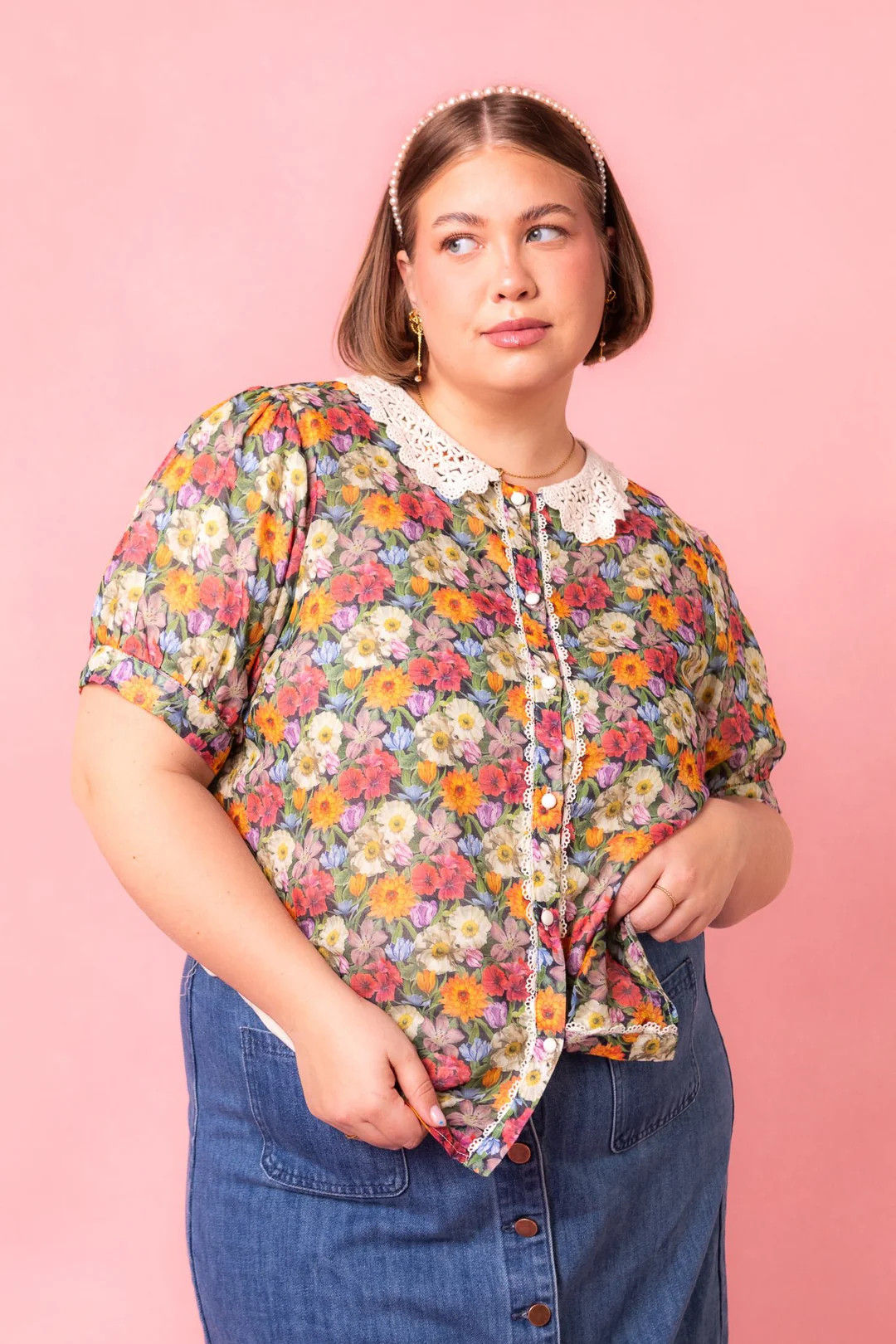 Cambridge Blouse Made With Liberty Fabric | Ivy City Co