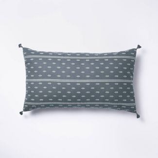Woven Dobby Throw Pillow Blue/Neutral - Threshold™ designed with Studio McGee | Target