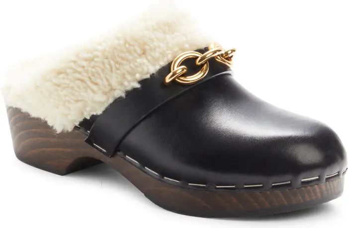 Genuine Shearling Lined Clog (Women) | Nordstrom