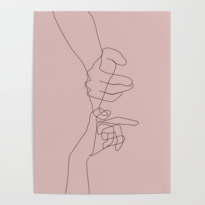 Blush Pinky Poster by Explicit Design | Society6