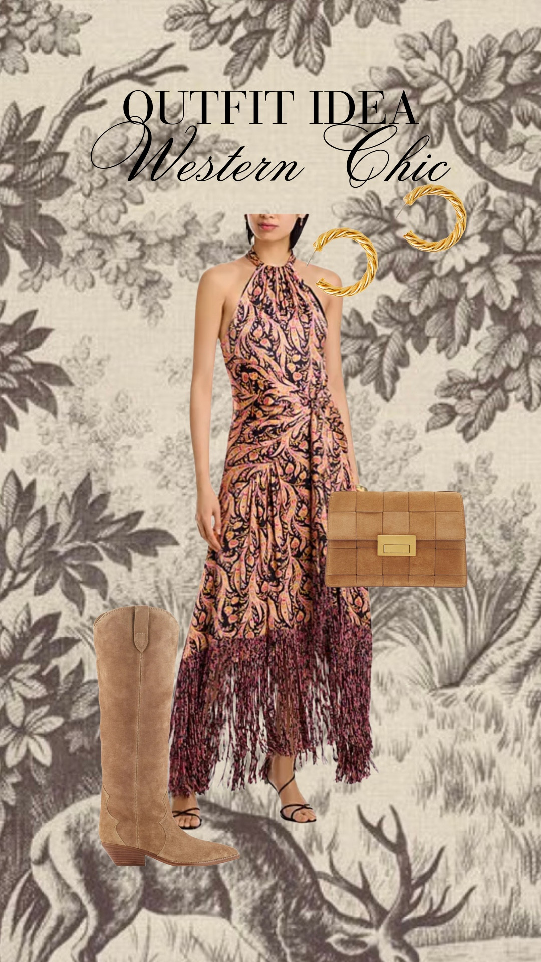 Western chic outfit idea!