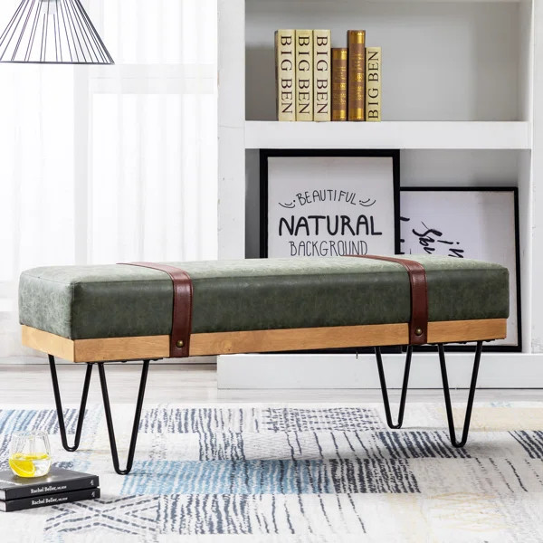Josiaha Upholstered Bench | Wayfair North America