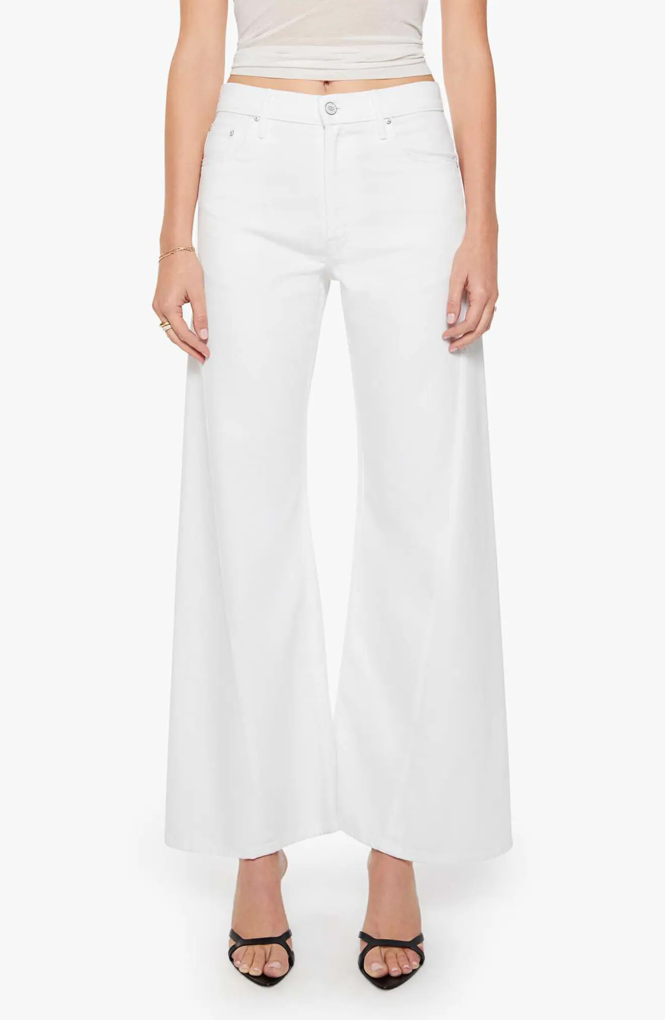 Lemon Twist High Waist Wide Leg Jeans (Women) | Nordstrom | Nordstrom