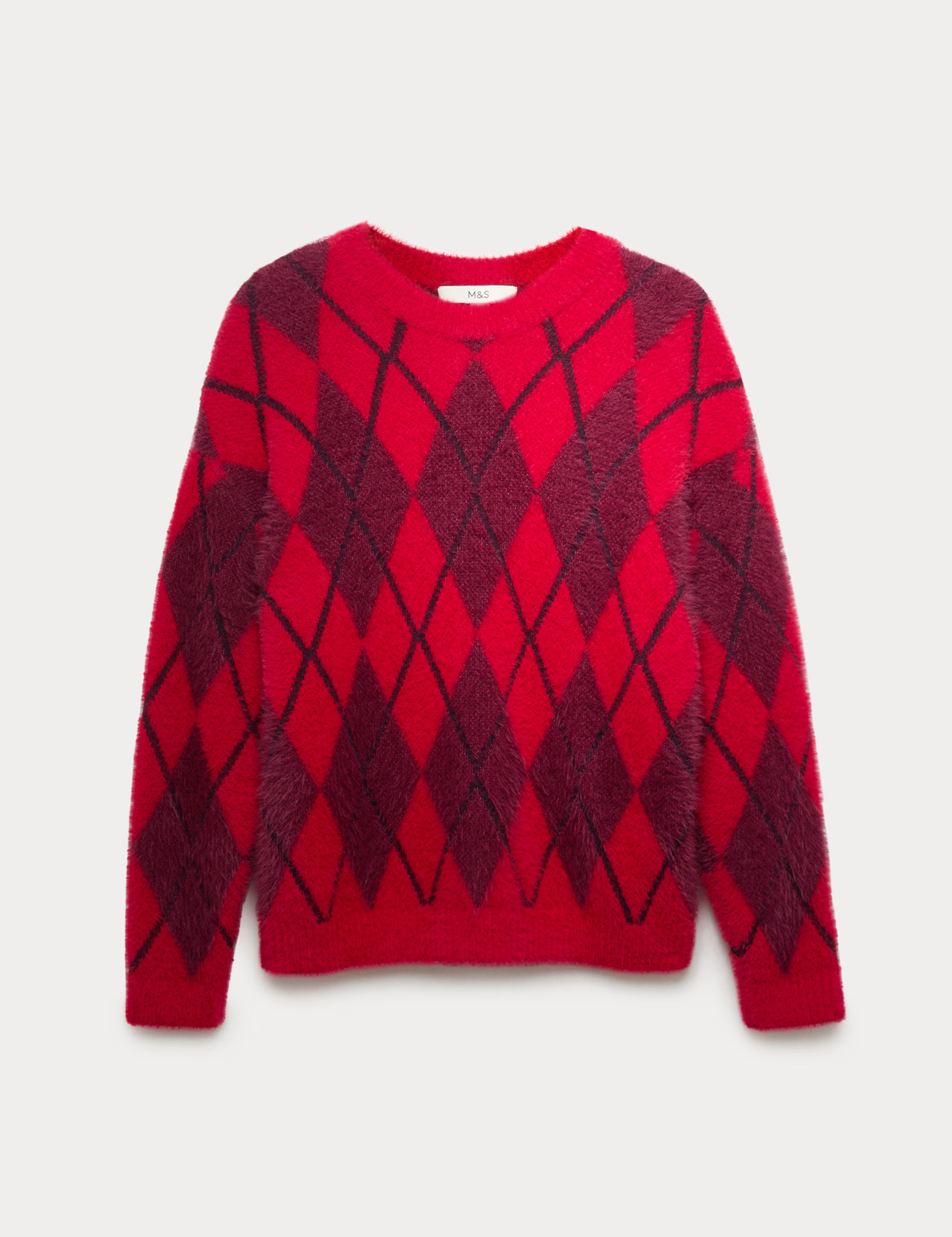 Argyle Crew Neck Jumper | Marks & Spencer (UK)