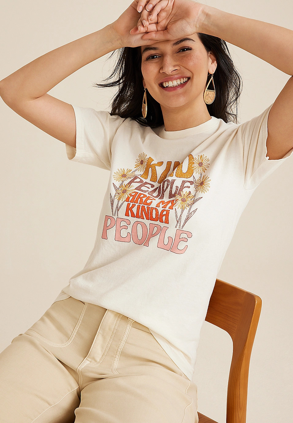 Kind People Are My Kinda People Graphic Tee | Maurices