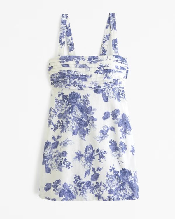 Women's The A&F Emerson Linen-Blend Skort | Women's Dresses & Jumpsuits | Abercrombie.com | Abercrombie & Fitch (US)