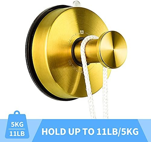 JOMOLA Suction Cup Hook Bathroom Towel Holder Utility Shower Hooks Hanger for Towel Storage Kitchen  | Amazon (US)