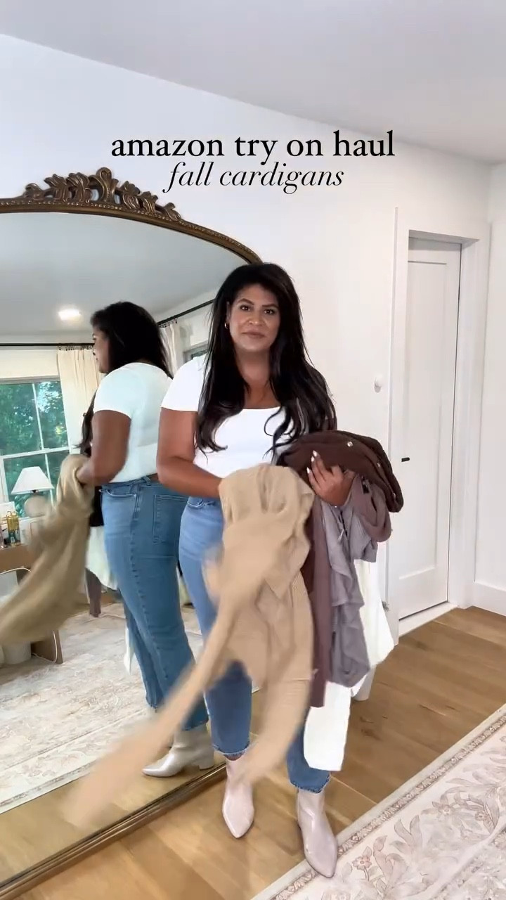 One thing about me, I loveeeeee a good amazon cardigan for fall just throw on a pair of jeans, cute shoes, a bodysuit, & you’re good to go! 🙌🏽 should I do a round 2 of my favorite amazon fall cardigans? 🤎


——
#amazonfashion #amazonfashion2024 #midsizestyle #midsizehaul #size12 #amazonhaul #unboxingasmr #tryonhaul #fallfashion2024 #casualstyle amazon try on haul, amazon haul, amazon fashion, amazon fall fashion, midsize amazon, autumn fashion, fall fashion, easy outfits, teacher outfits, mom outfit ideas, midsize mom, amazon cardigans

#LTKVideo #LTKFindsUnder50 #LTKSeasonal