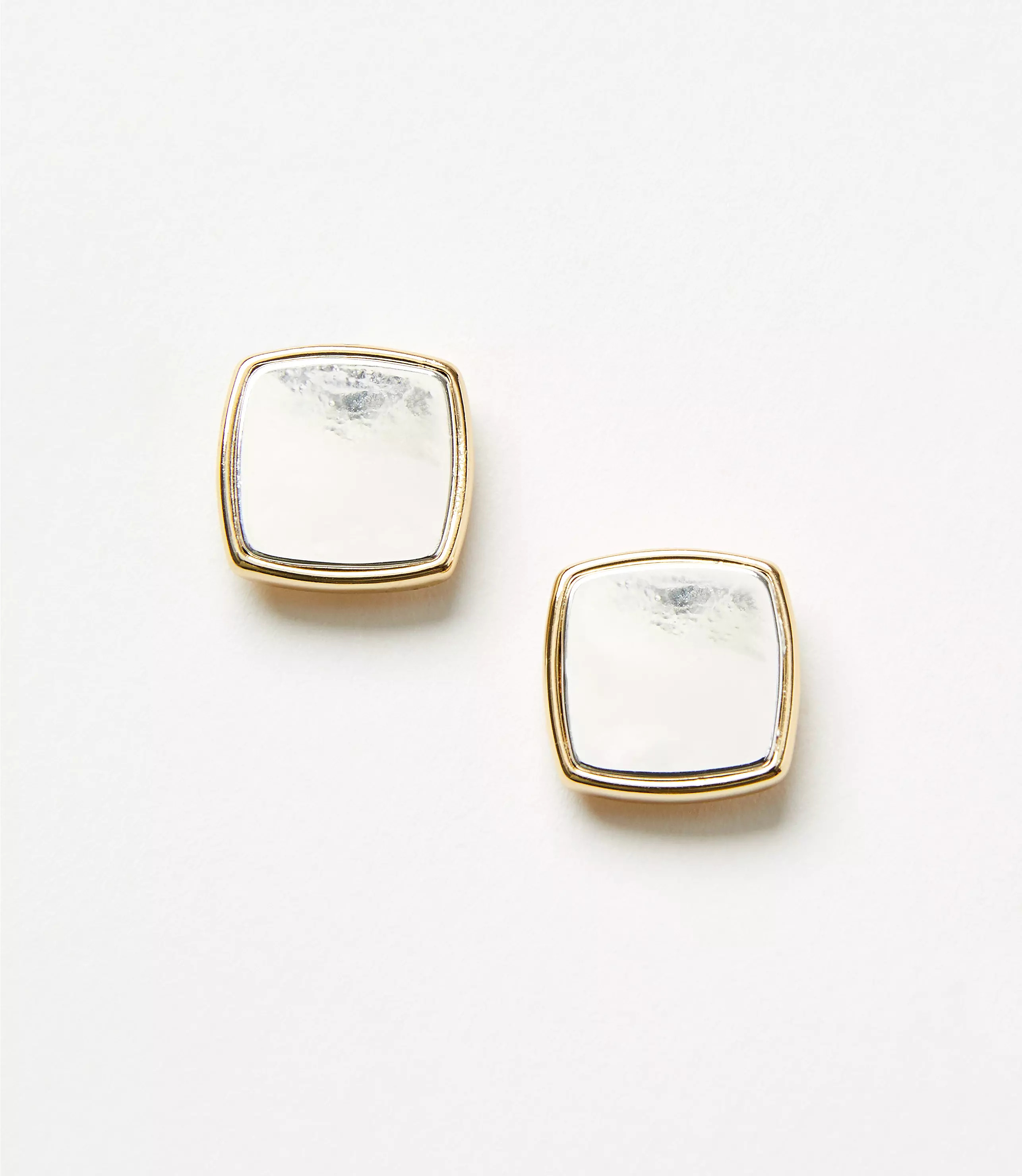 Mixed Metal Stud Earrings | LOFT