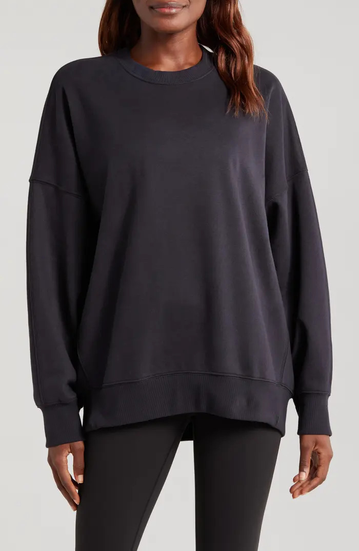 Beyond Yoga Solstice Oversize Cotton Blend Sweatshirt | Nordstrom | Nordstrom