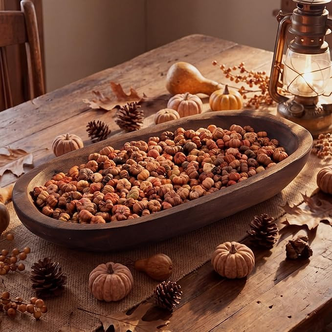 Junkin Mini Dried Pumpkin Pods (Natural Putka Seed Pods) for Potpourri Bowl Fillers, Fall Thanksg... | Amazon (US)