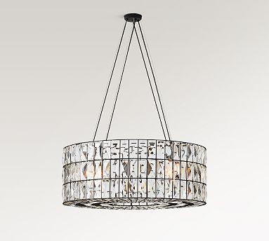 Adeline Crystal Round Chandelier (27") | Pottery Barn (US)
