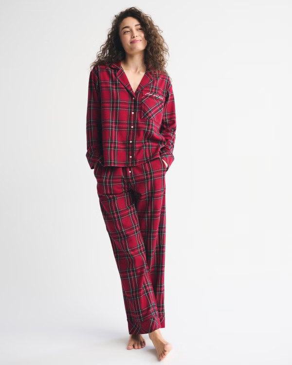 Women's Flannel Sleep Shirt | Women's New Arrivals | Abercrombie.com | Abercrombie & Fitch (US)