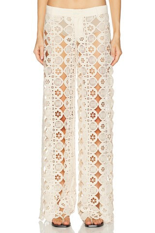 Eliou Rafa Pant in Cream | FWRD 