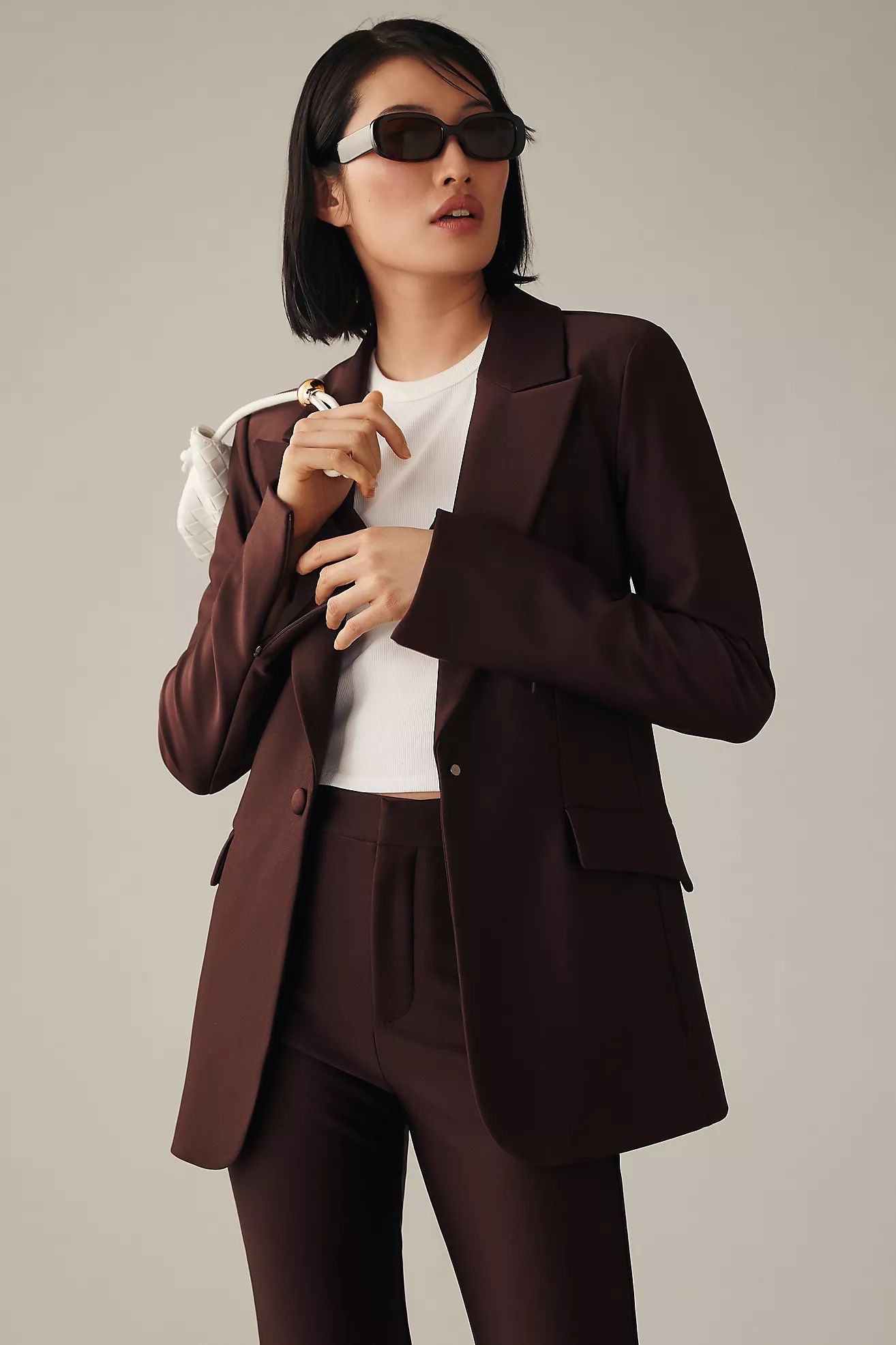 Good American Disco Sculpted Blazer | Anthropologie (US)